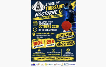 Stage de Toussaint